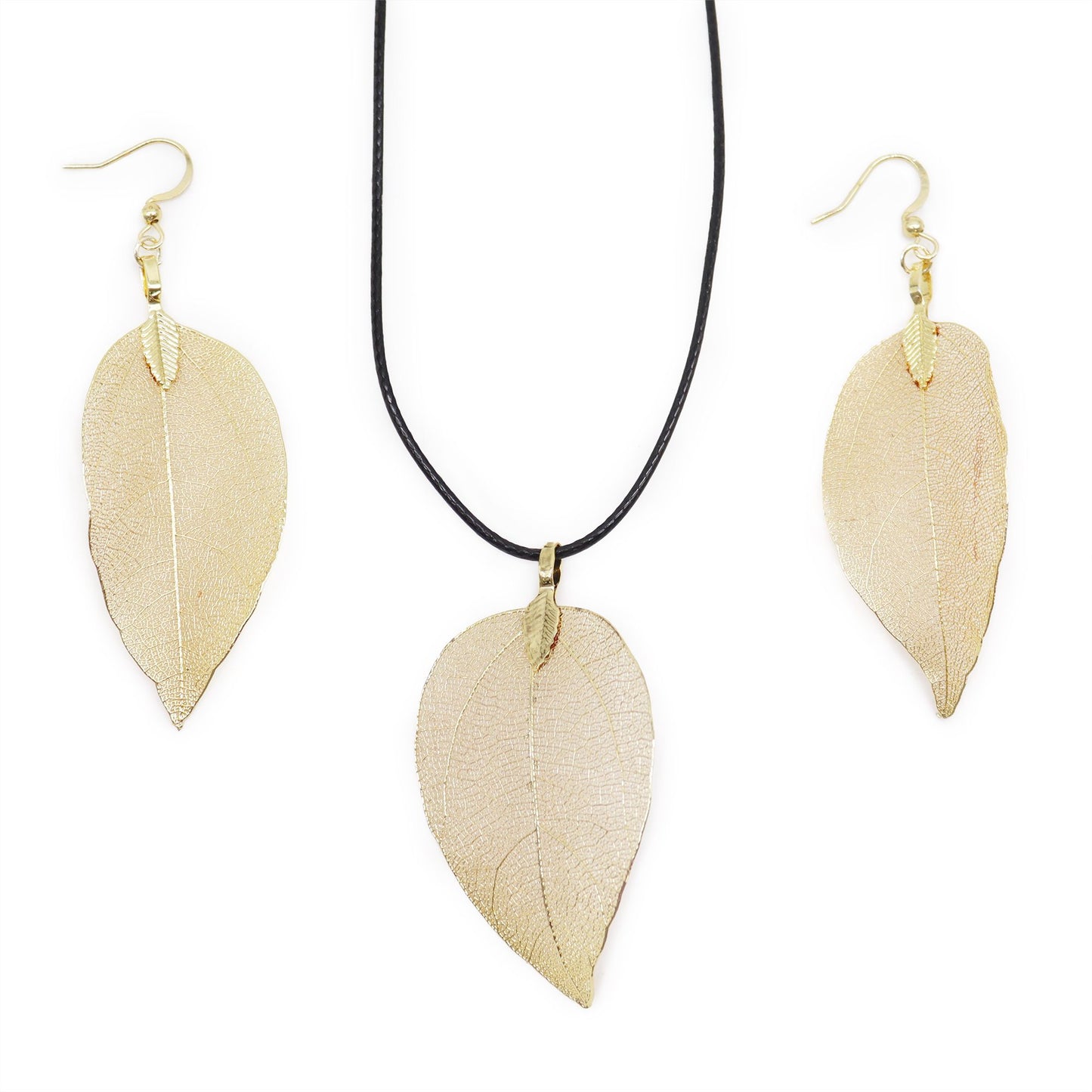 Bravery Leaf Jewellery Set | Gold | Rooted in Radiance | 3