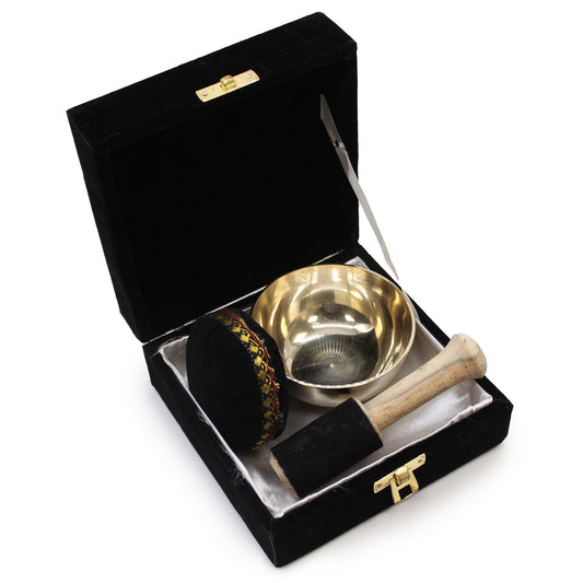 Brass Singing Bowl Gift Set | Harmony & Stillness | 2