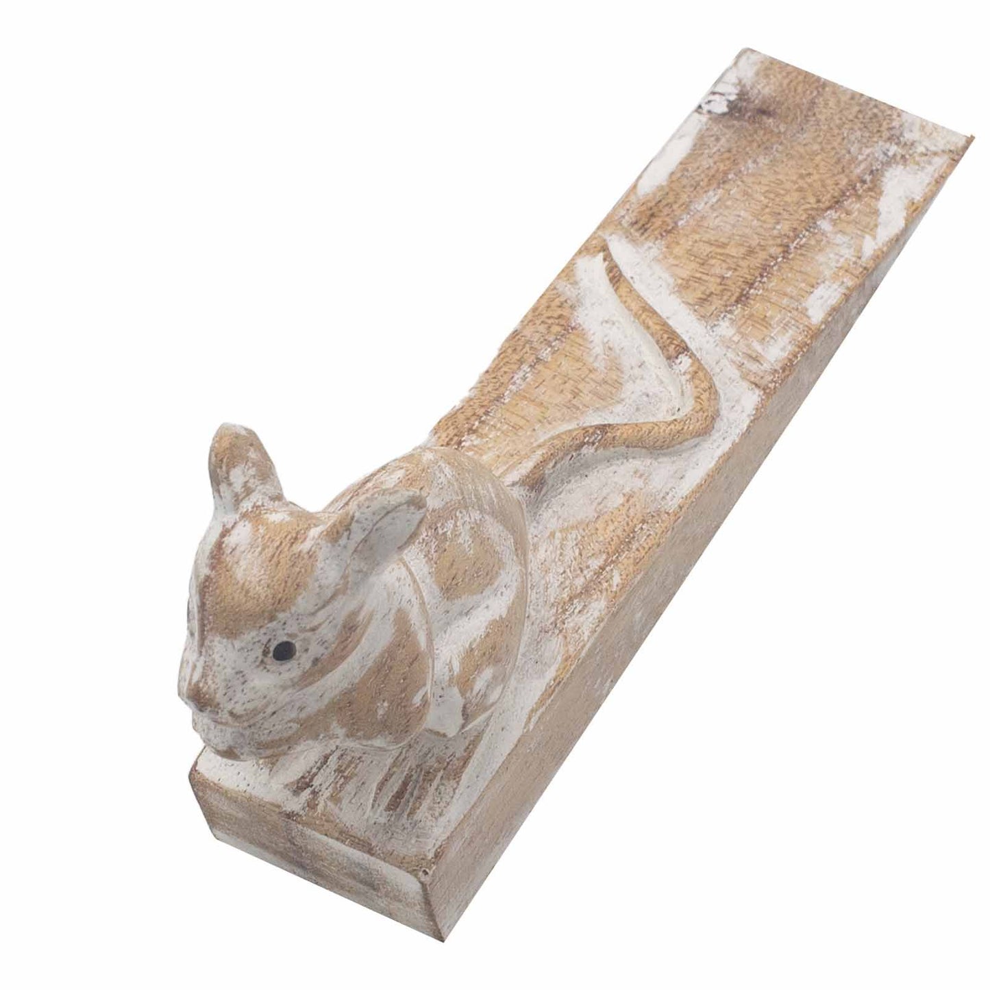 Hand-Carved Dormouse Doorstop | Woodland Charm & Sustainable Craft | 3