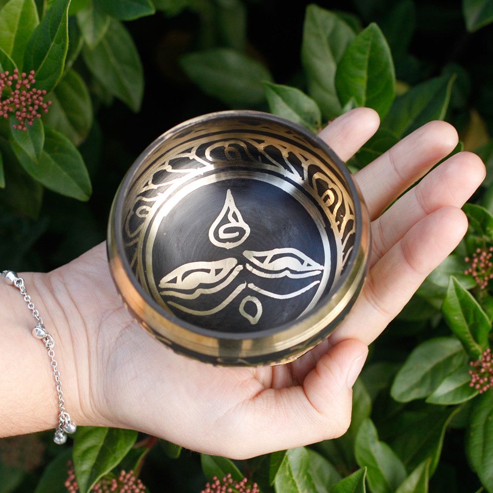 Mini Singing Bowl Gift Set | Black | Calm & Clarity | 6