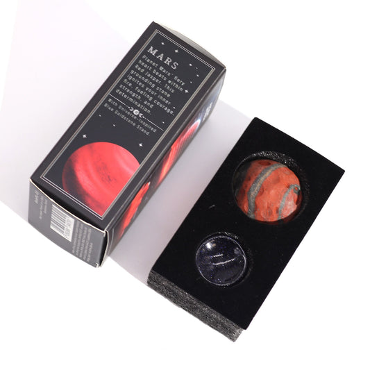 Red Jasper Mars Planet from Rise & Sage – Strength, Passion & Grounded Power