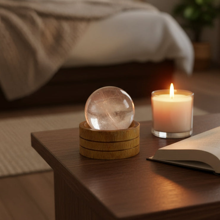 Gemstone Sphere | Clear Quartz | Clarity & Amplification