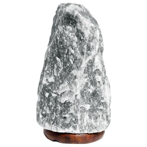 Grey Himalayan Natural Salt Lamp (3–5 kg) | Purification, Calm & Earth Energy