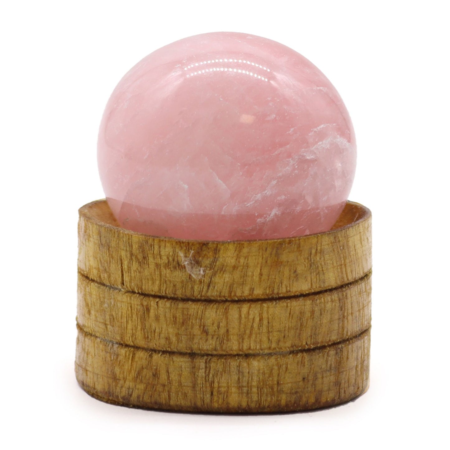 Gemstone Sphere with Rose Quartz | Love, Healing & Harmony