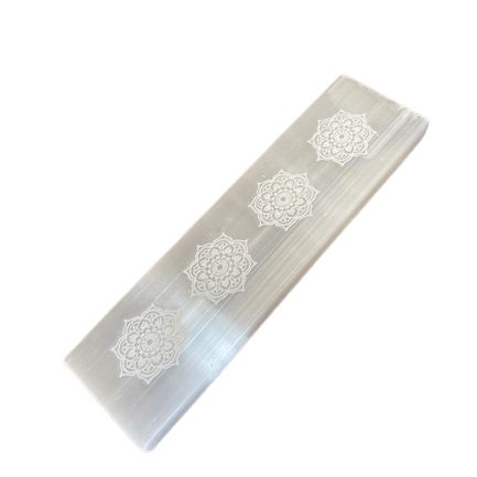 Selenite Mandala Charging Plate | Cleansing & Light | 2