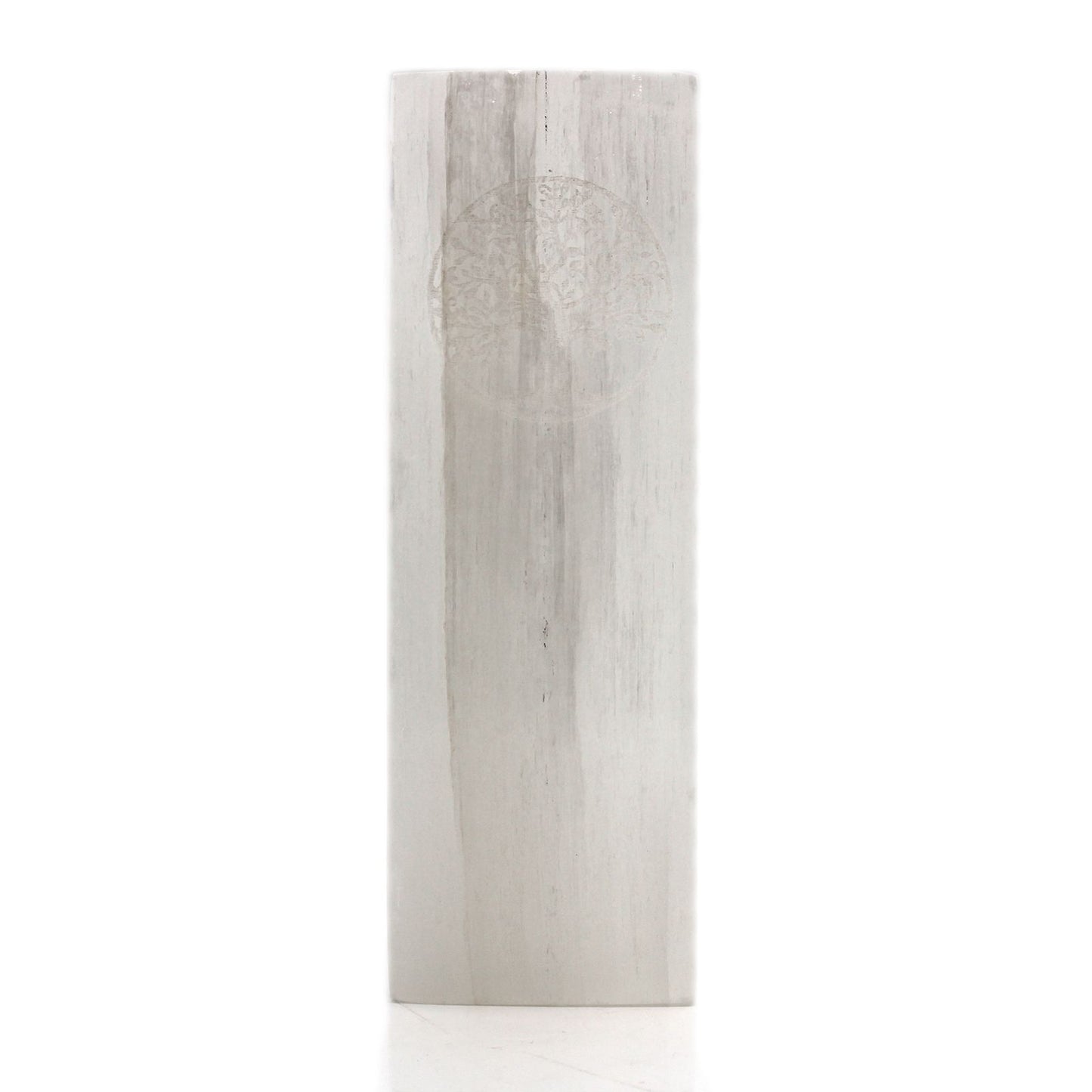 Selenite Block Lamp – Tree of Life | Purity, Peace & Illumination | 5