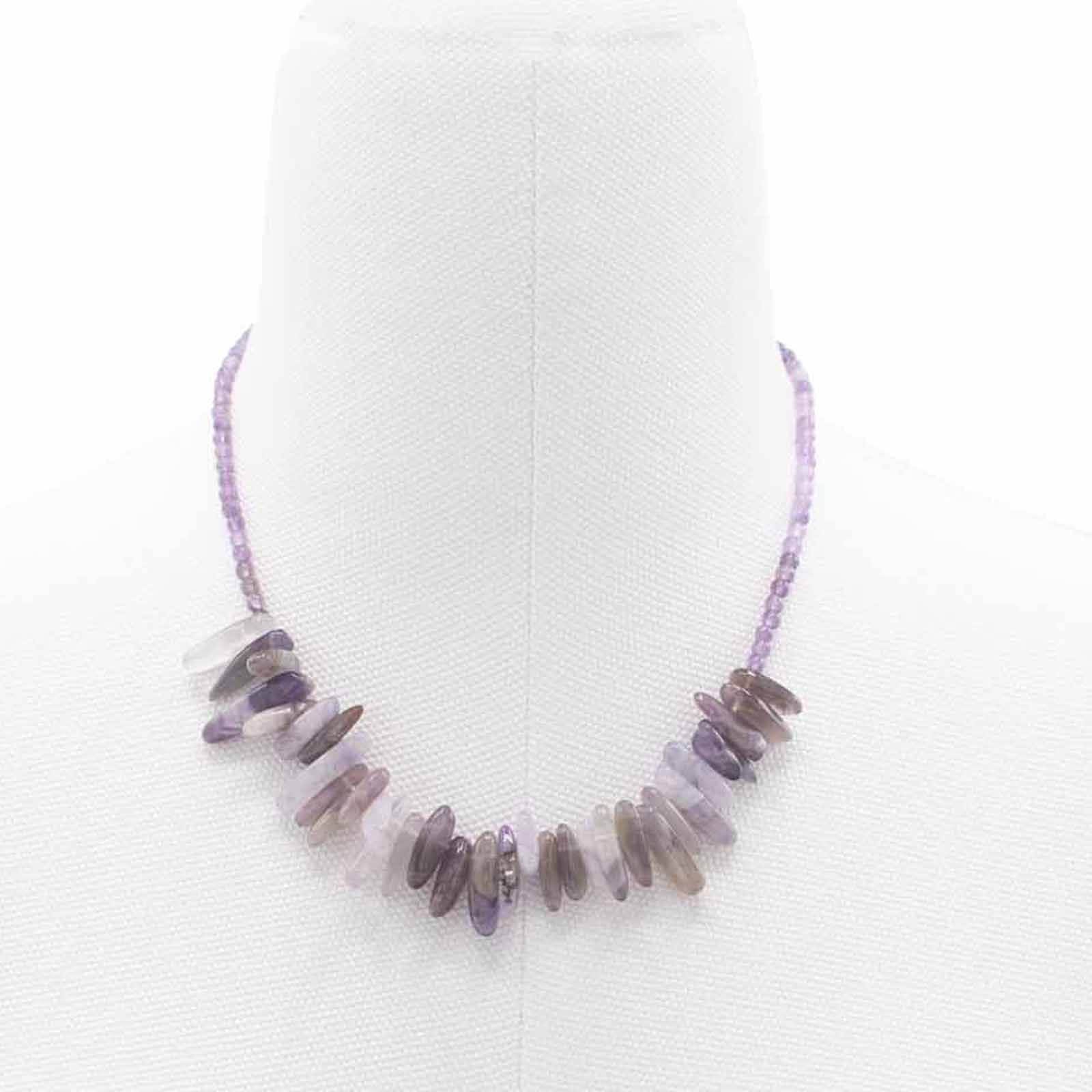 Longstone Gem Necklace | Amethyst | Clarity & Inner Light | 2