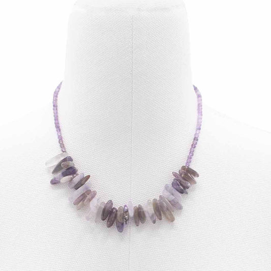Longstone Gem Necklace | Amethyst | Clarity & Inner Light | 2