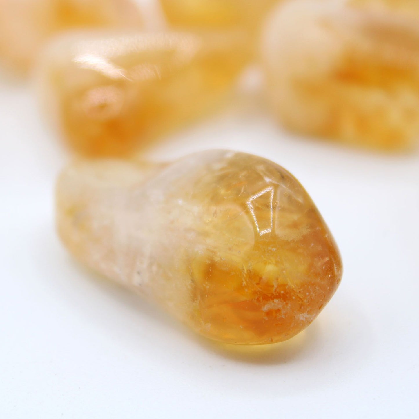Large Tumble Stones – Citrine (Brazil) | Joy, Abundance & Energy | 2