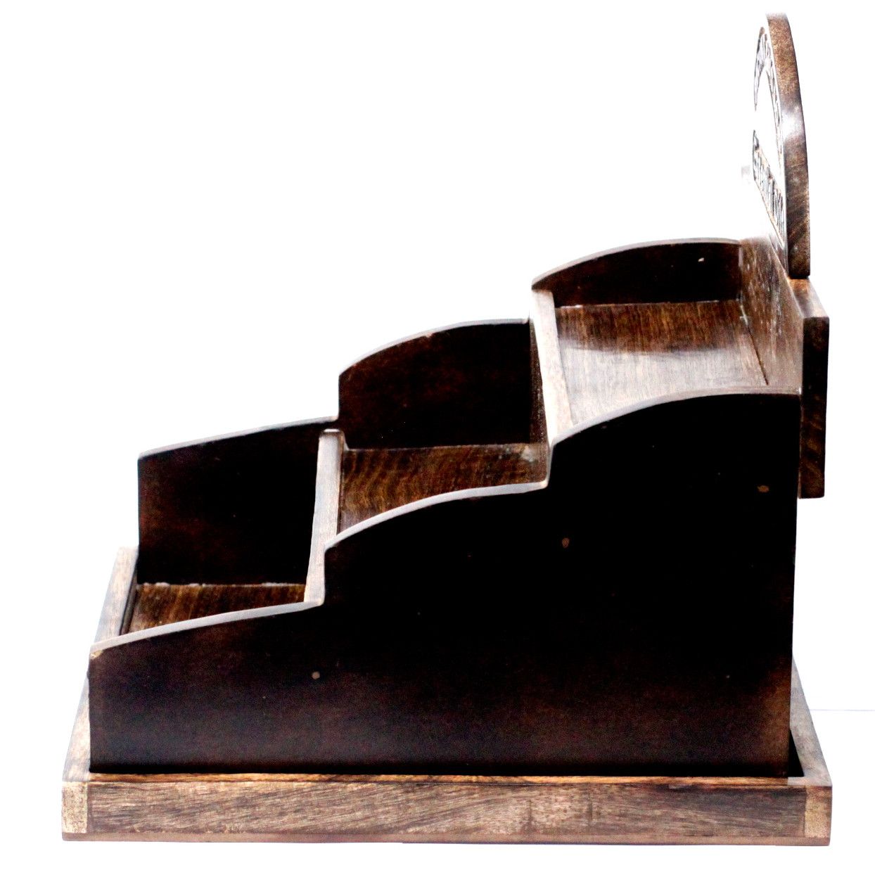 Mango Wood Essential & Fragrance Oil Stand | Nature, Craft & Contemporary Simplicity | 3