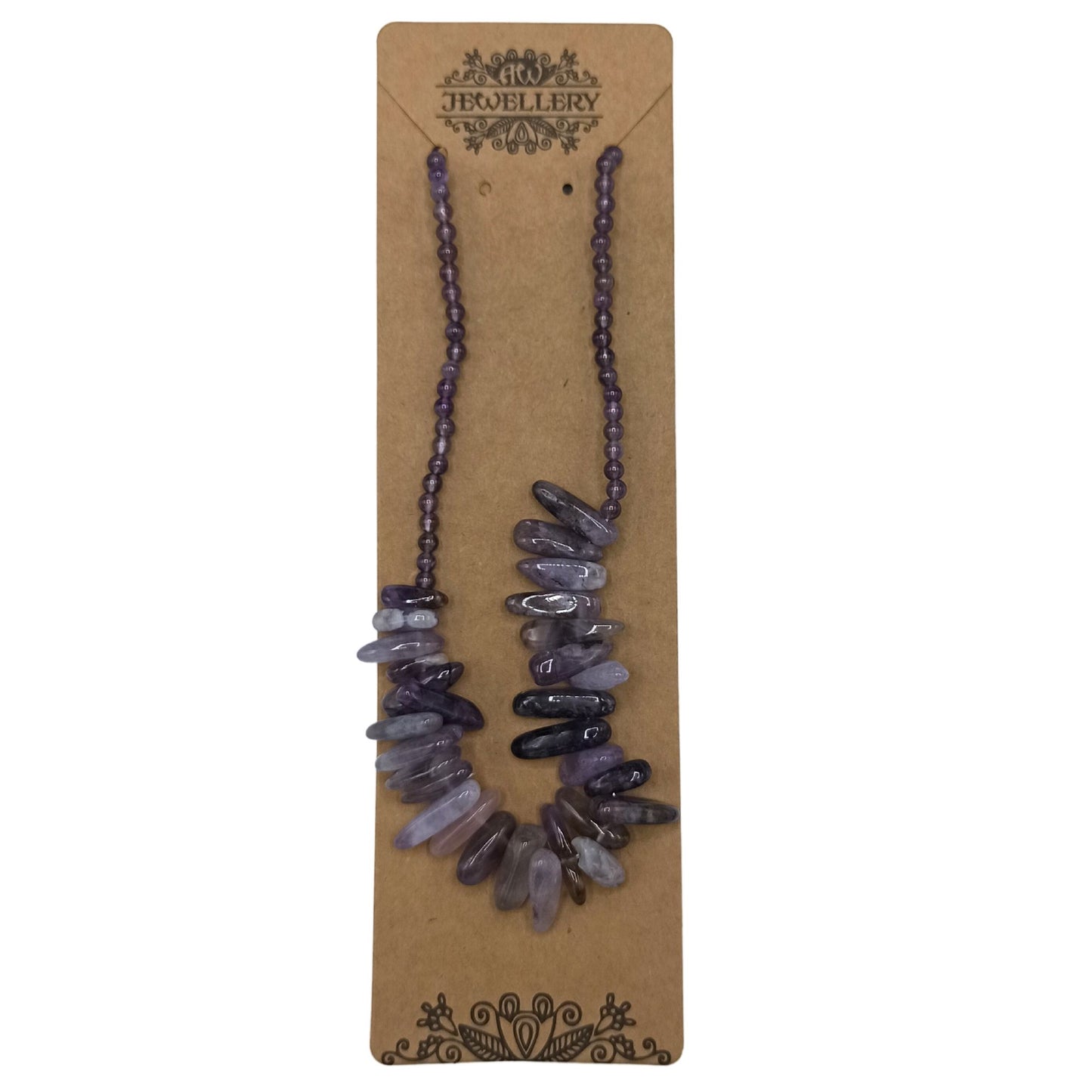 Longstone Gem Necklace | Amethyst | Clarity & Inner Light | 4