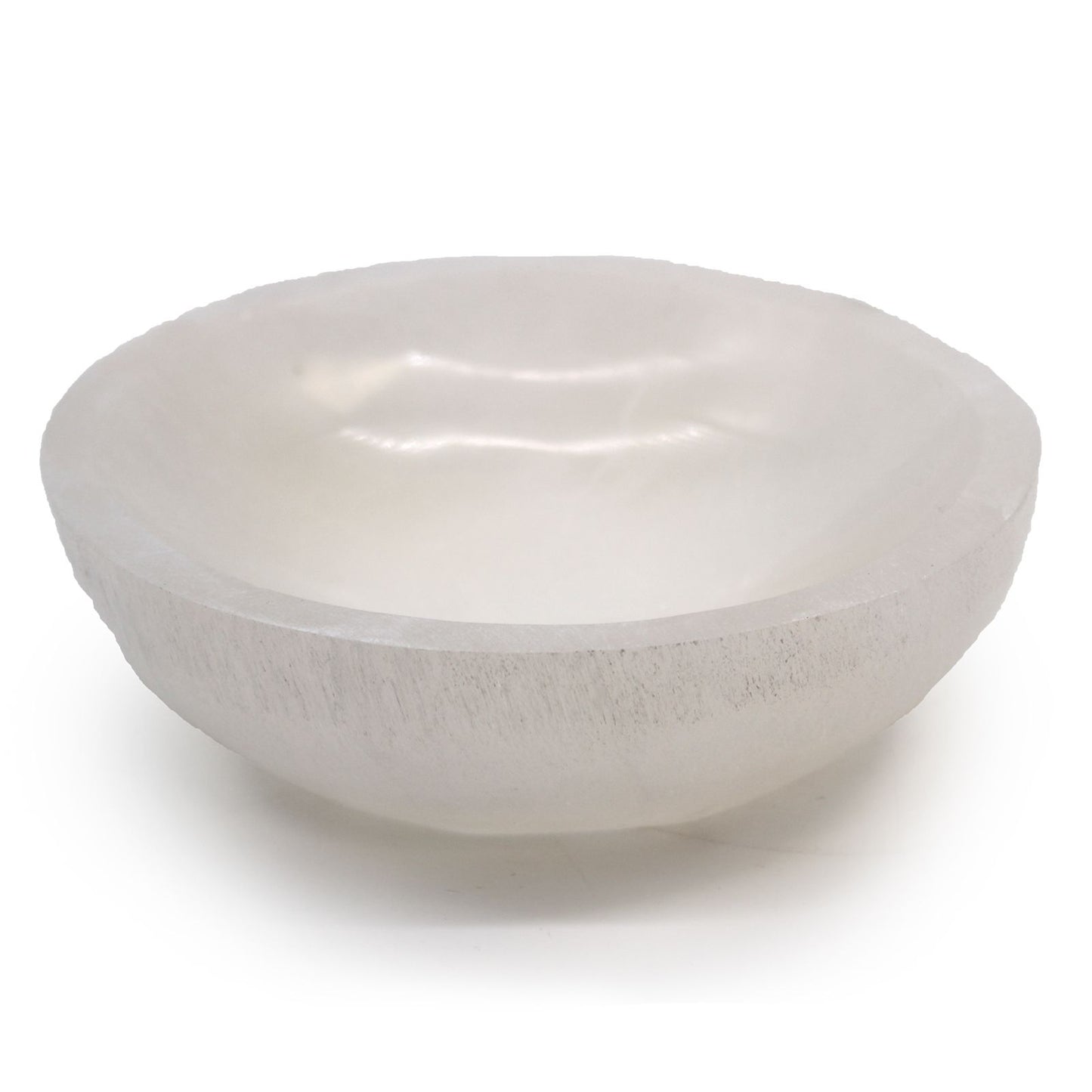 Selenite Round Bowl | 15 cm | Purity & Light | 2