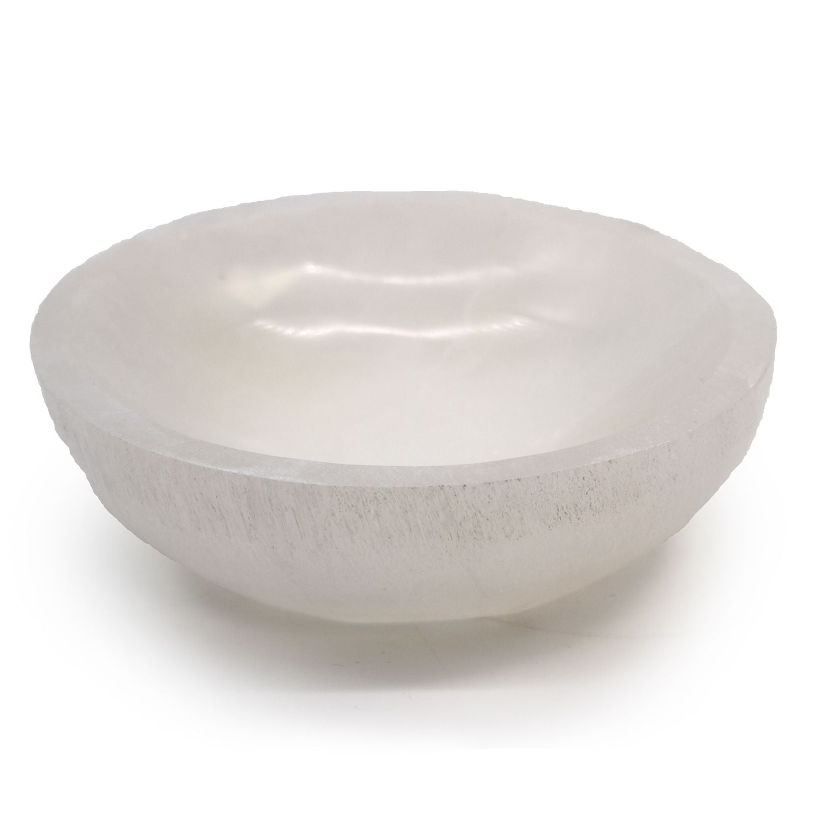 Selenite Round Bowl | 15 cm | Purity & Light | 2