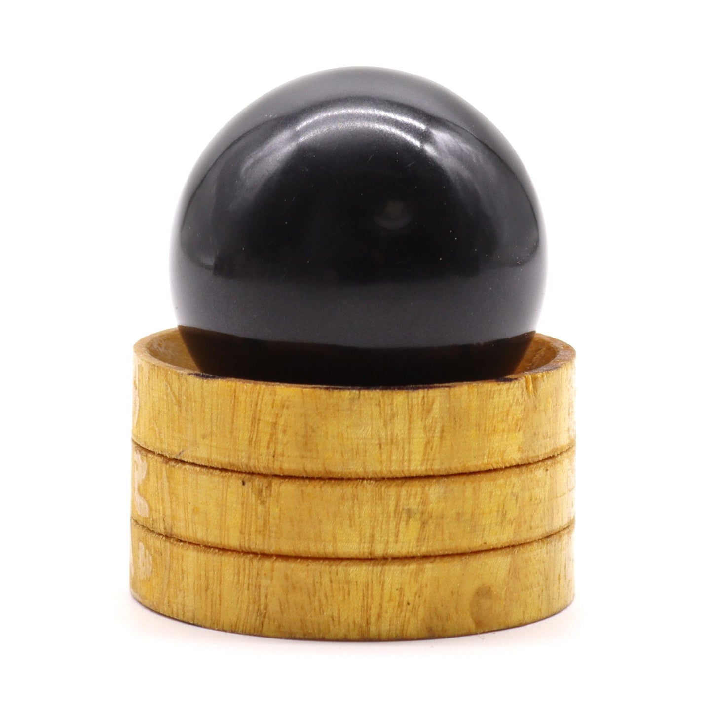 Gemstone Sphere with Black Tourmaline | Protection, Grounding & Strength