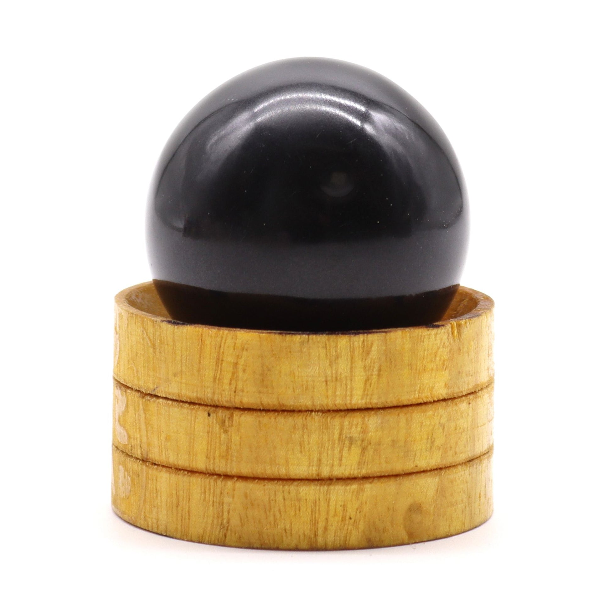 Gemstone Sphere with Black Tourmaline | Protection, Grounding & Strength