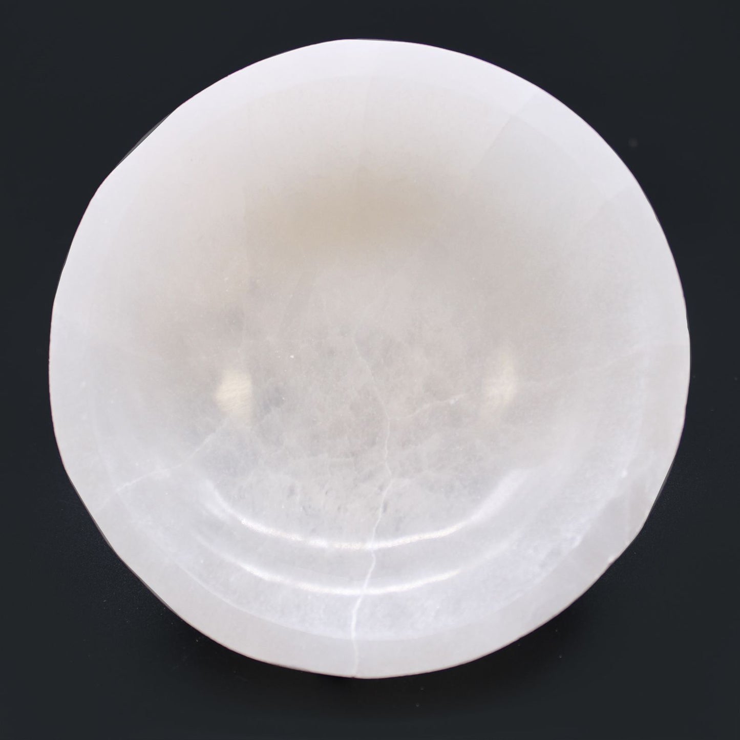 Selenite Round Bowl | 15 cm | Purity & Light | 3