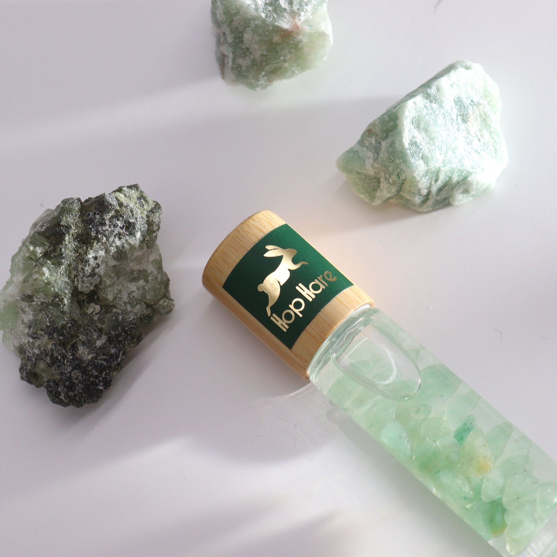 The Magician Tarot Gemstone Oil Roll-On | Green Aventurine & Botanical Blend for Focus & Prosperity | 4