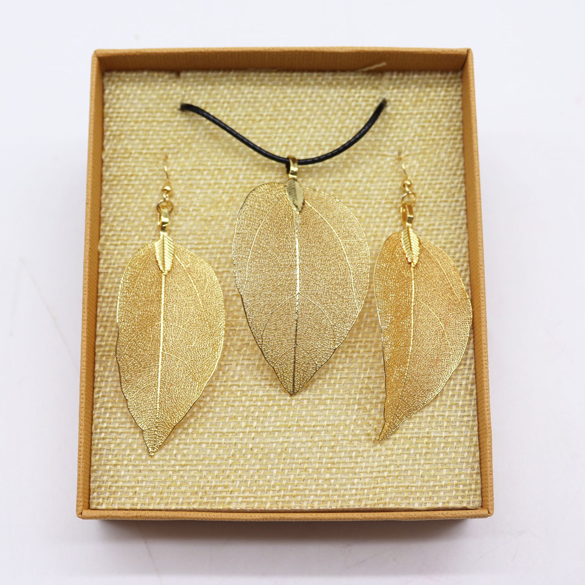 Bravery Leaf Jewellery Set | Gold | Rooted in Radiance | 2