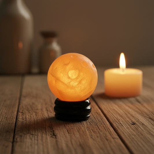 Yellow Jade Saturn Planet from Rise & Sage – Patience, Focus & Steadfast Growth