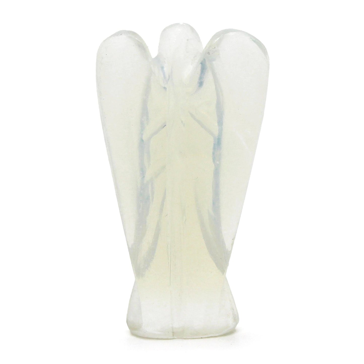 Hand-Carved Gemstone Angel | Opalite | Hope & Illumination | 3