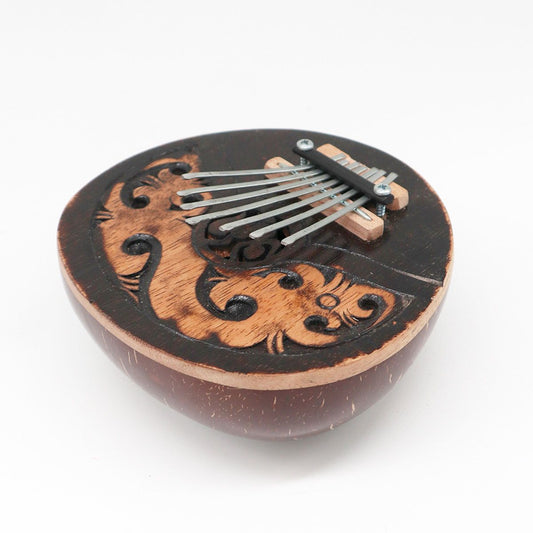 Kalimba Antique Coconut | Handcrafted Harmony from Bali | 1