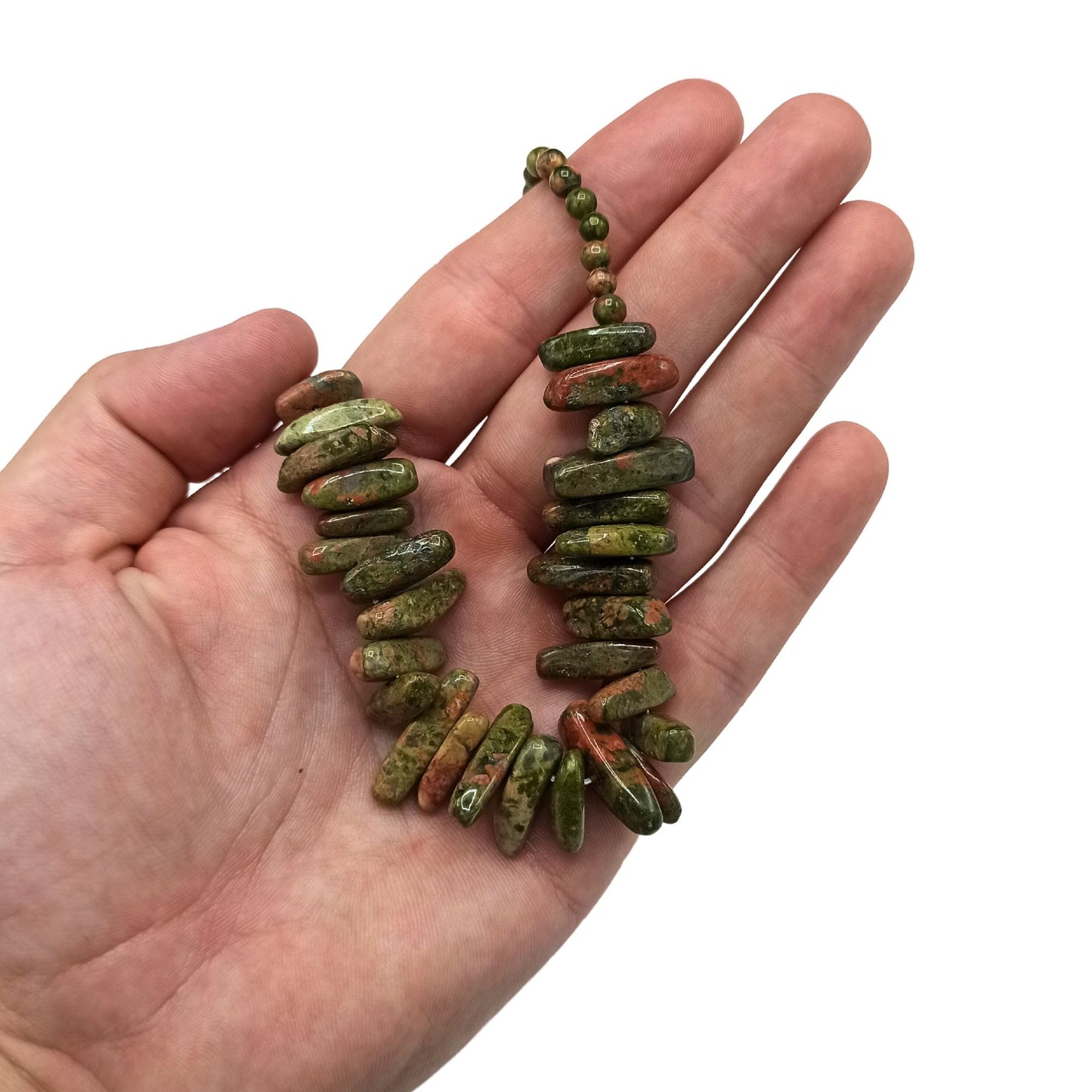 Longstone Gem Necklace | Unakite | Balance & Grounding | 2