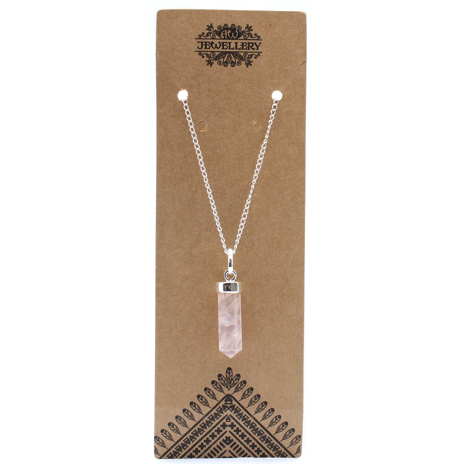 Gemstone Classic Point Pendant | Rose Quartz | Love & Harmony | 2