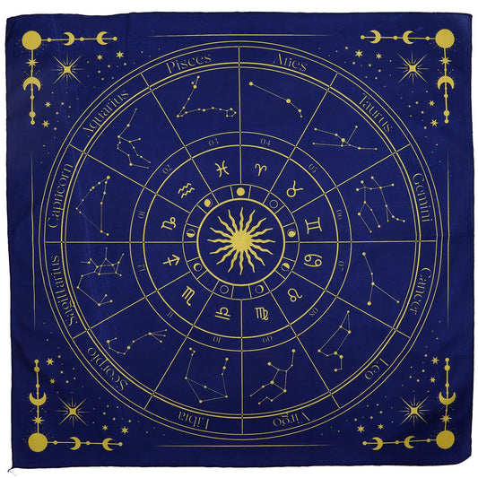Tarot Reading Cloth | Zodiac | Divination & Cosmic Insight | 1