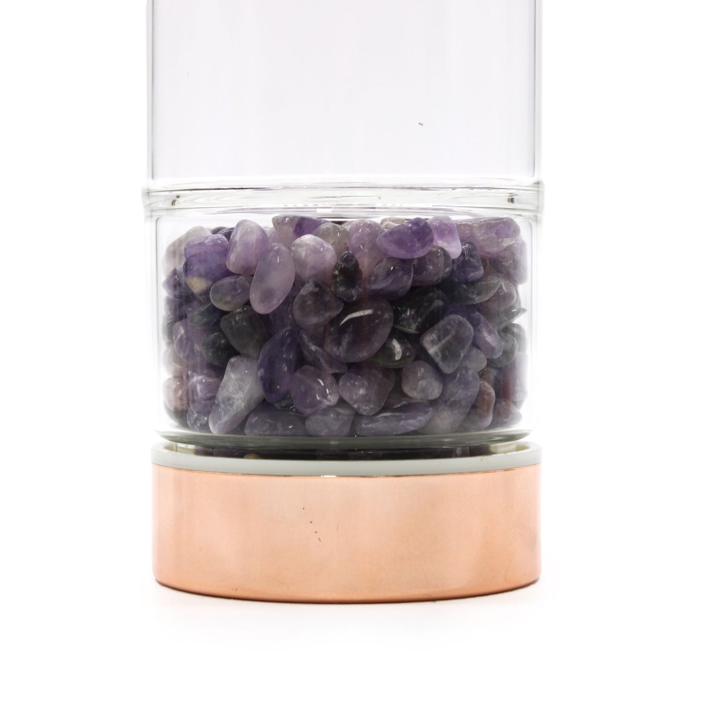 Crystal Tea Infuser Bottle with Amethyst | Peace & Clarity | 3