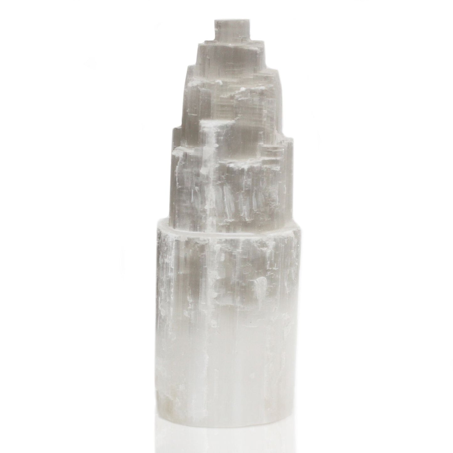 Natural Selenite Tower Lamp | Clarity, Calm & Cleansing | 3
