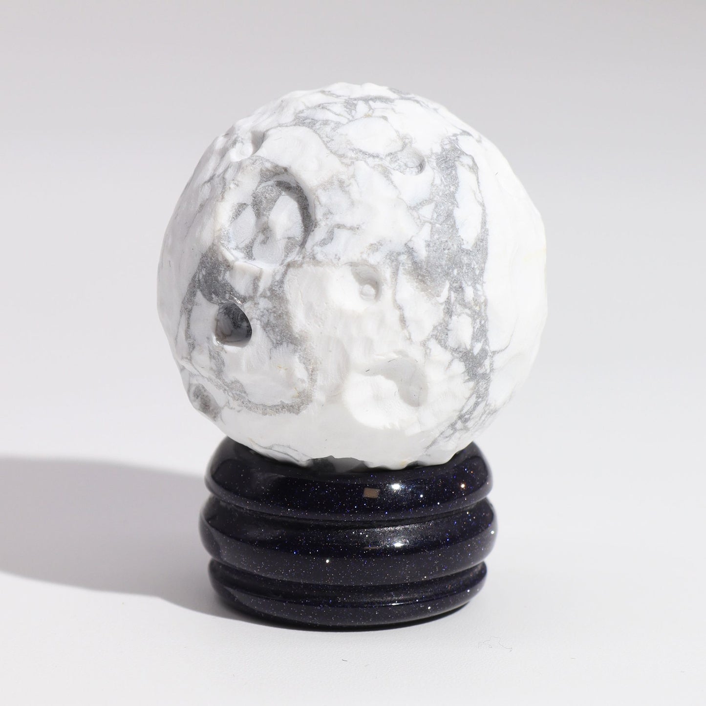 White Howlite Moon Planet | Peace, Reflection & Tranquillity | 2
