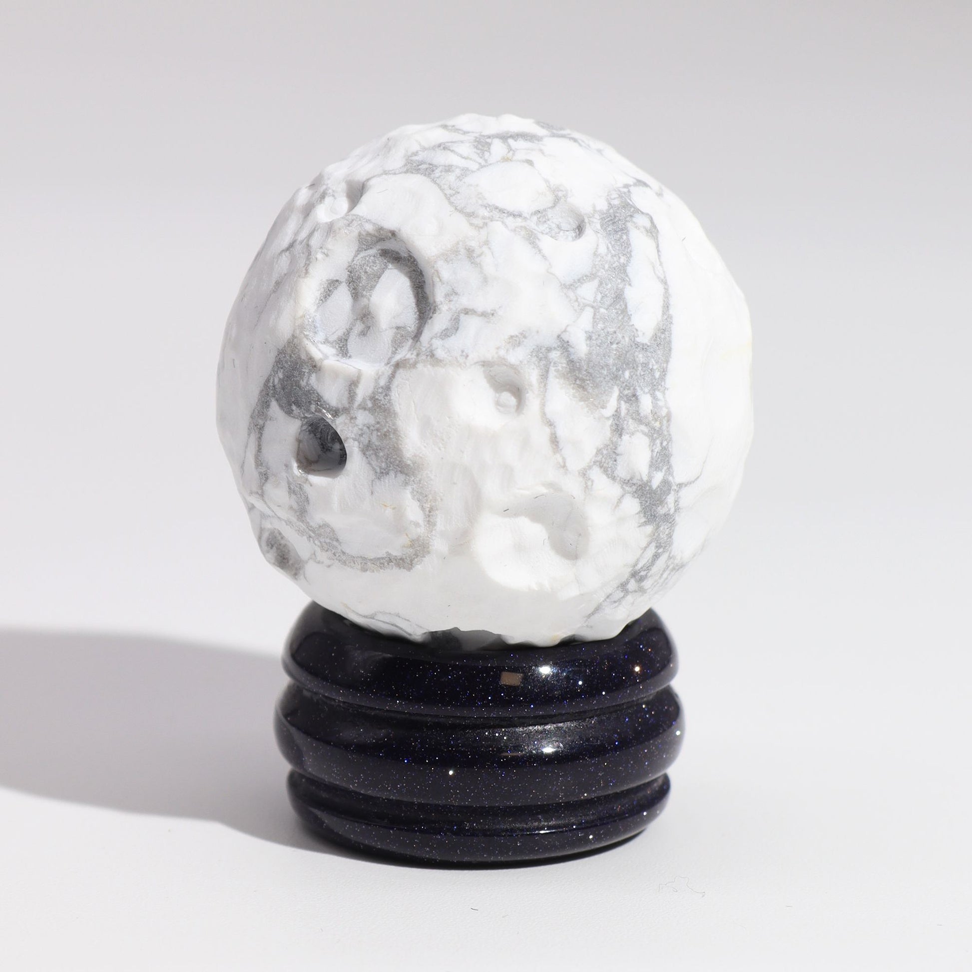 White Howlite Moon Planet | Peace, Reflection & Tranquillity | 2