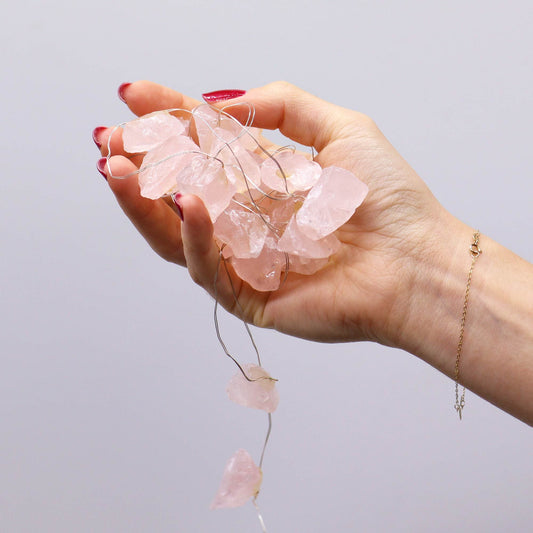 Gemstone Enchantment Lights with Rose Quartz | Love, Calm & Harmony | 2