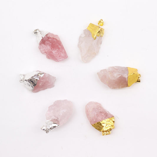 Gemstone Pendants 6 assorted | Rose Quartz | Love & Light | 1