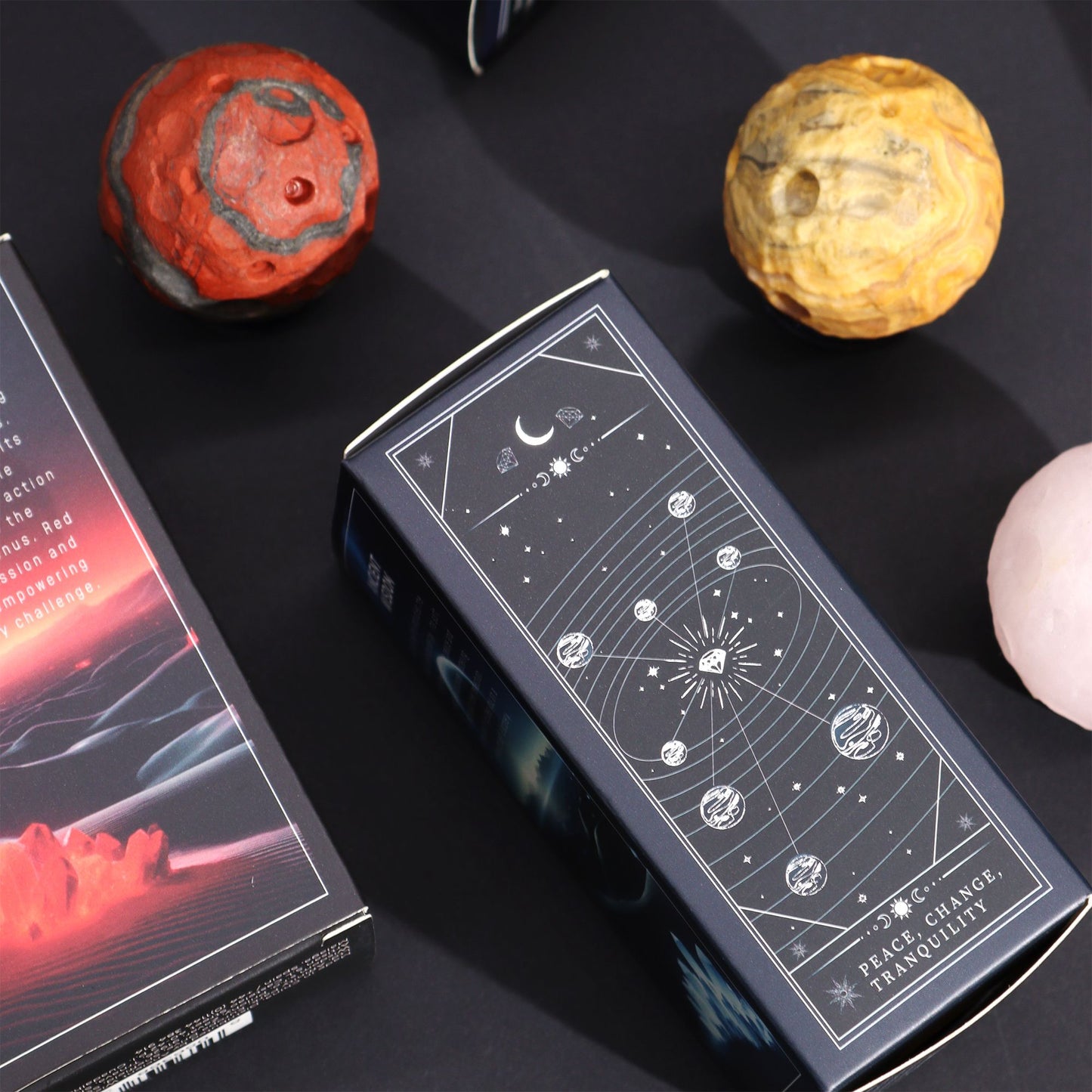 Rose Quartz Planet on Solar Goldstone Stand | Love & Abundance (Venus) | 7