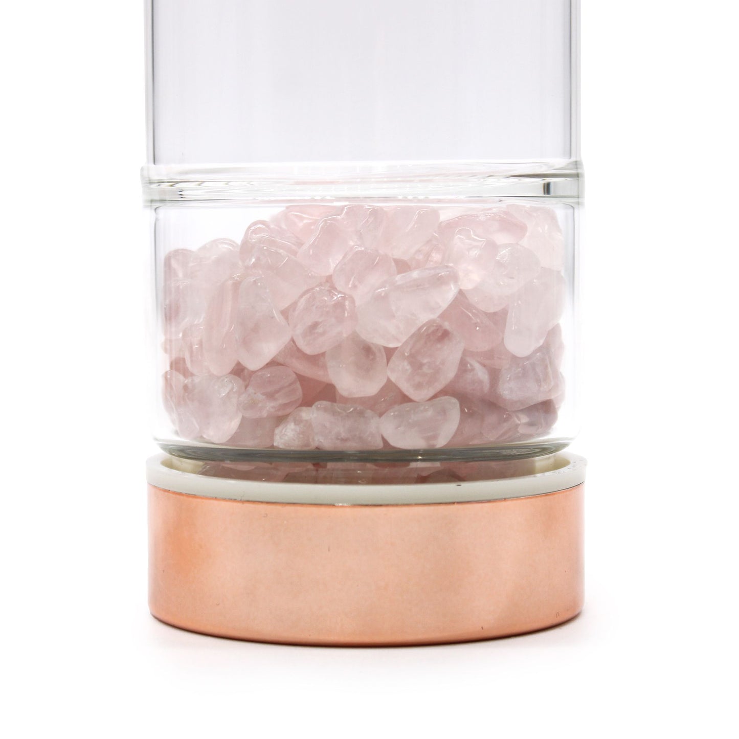 Crystal Tea Infuser Bottle with Rose Quartz | Love & Harmony | 3
