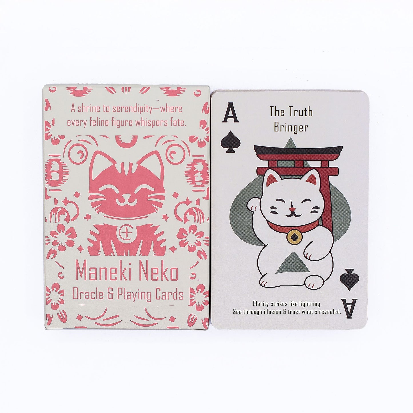 Fortune Cats Oracle and Playing Cards | Maneki Neko Deck | Luck and Joy