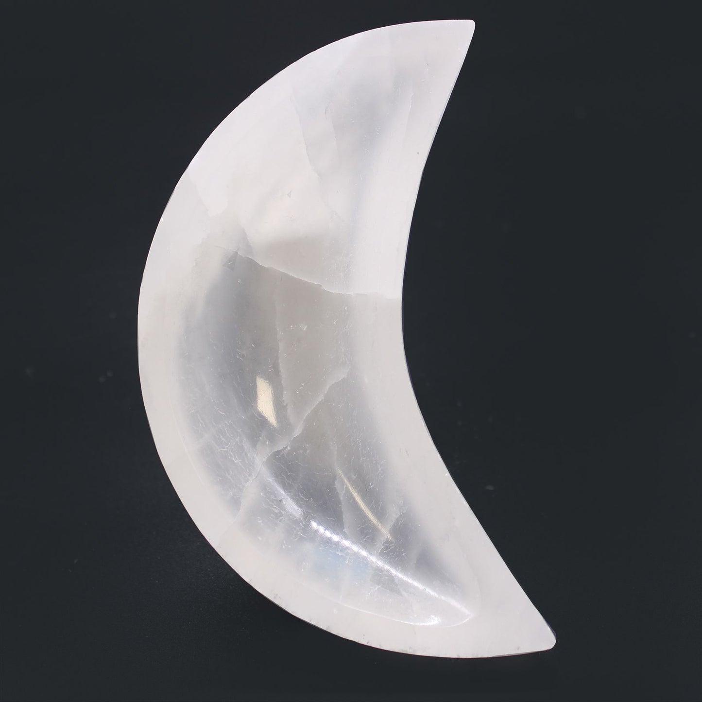 Selenite Moon Bowl | 15 cm | Lunar Light & Renewal | 3