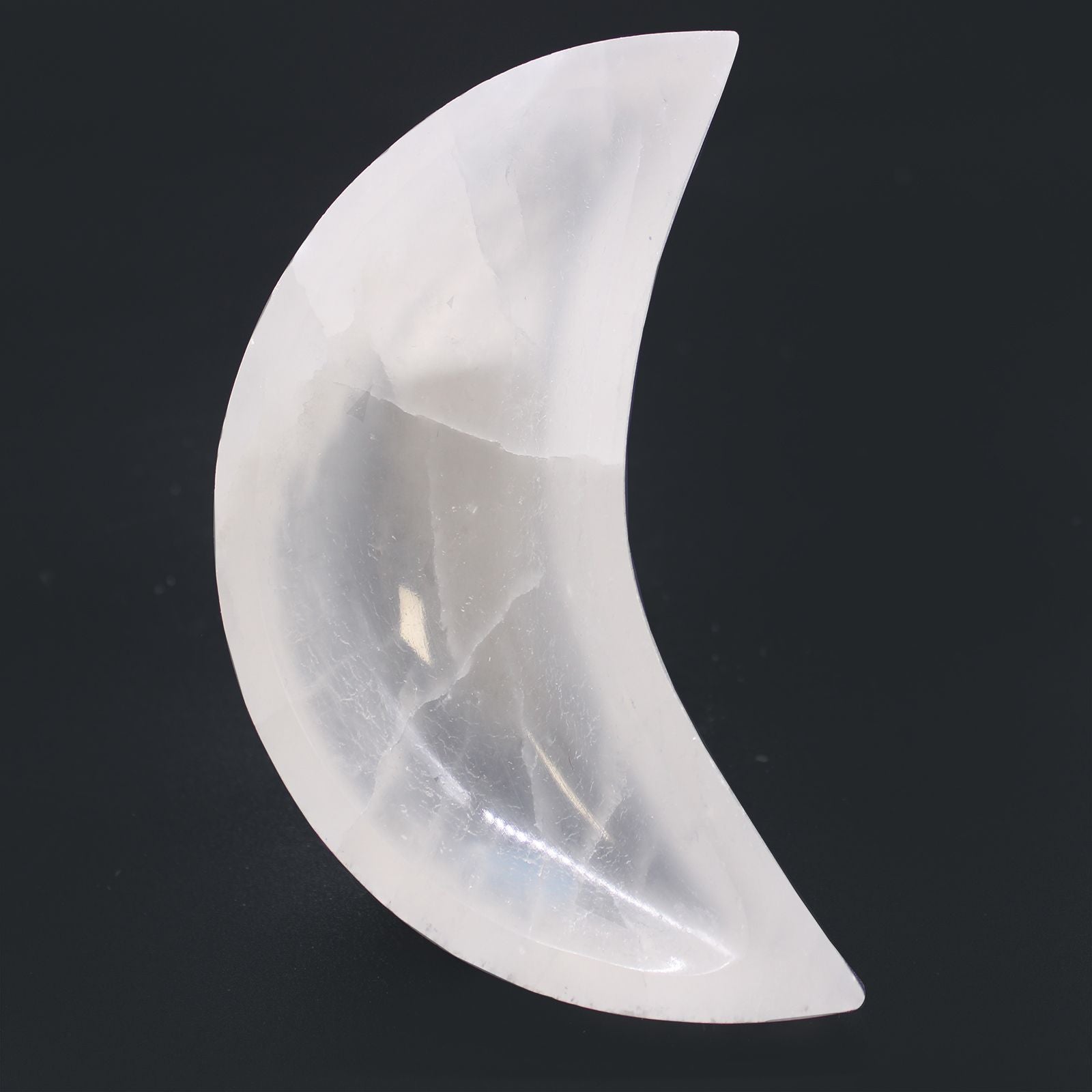 Selenite Moon Bowl | 15 cm | Lunar Light & Renewal | 3