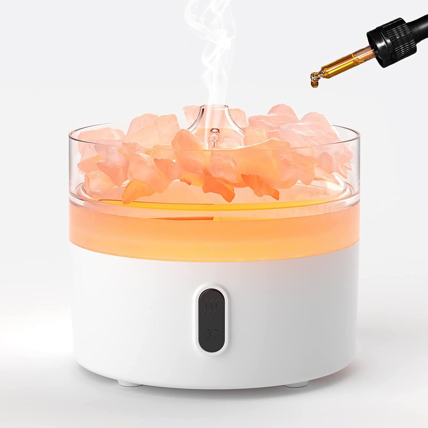 Himalayan Salt Aroma Diffuser with Night Light | Flame of Calm | 1