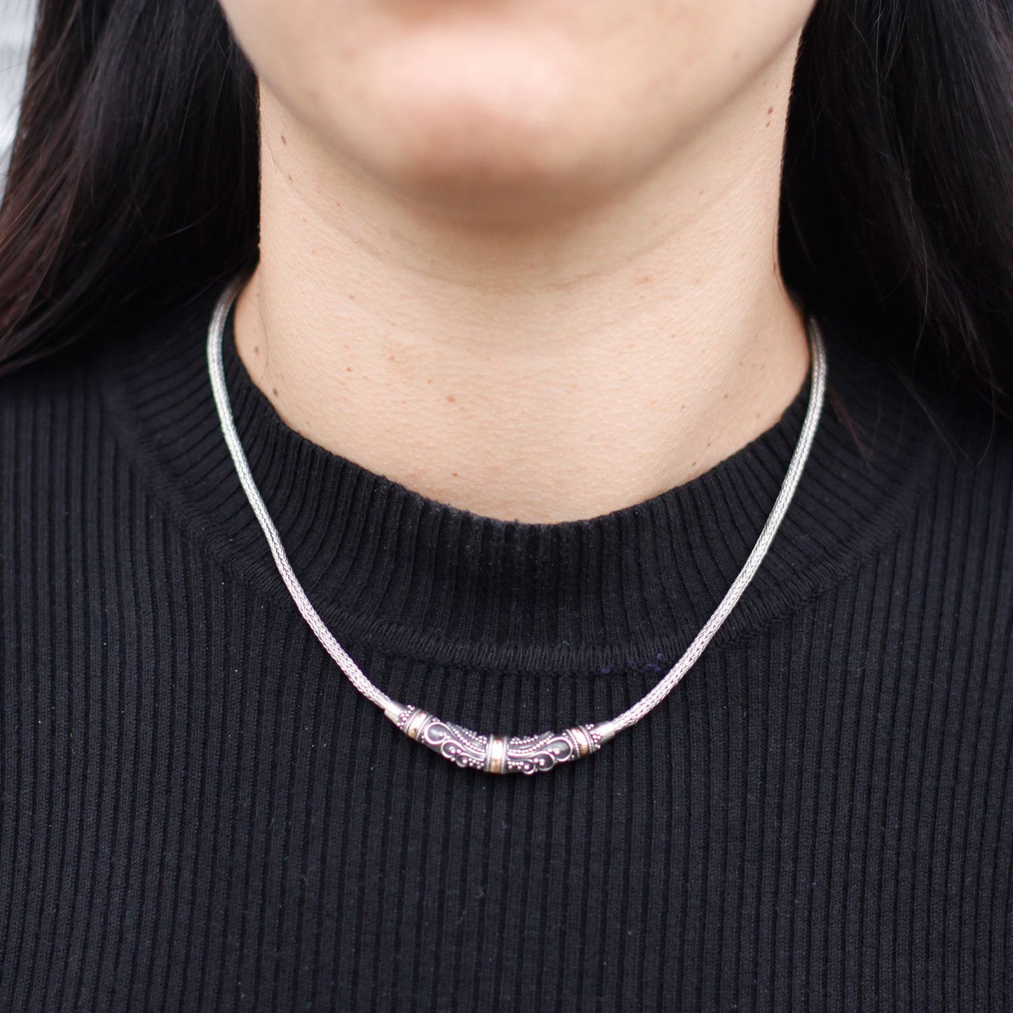 Silver & Gold Necklace | Tribal | Strength & Soul | 2