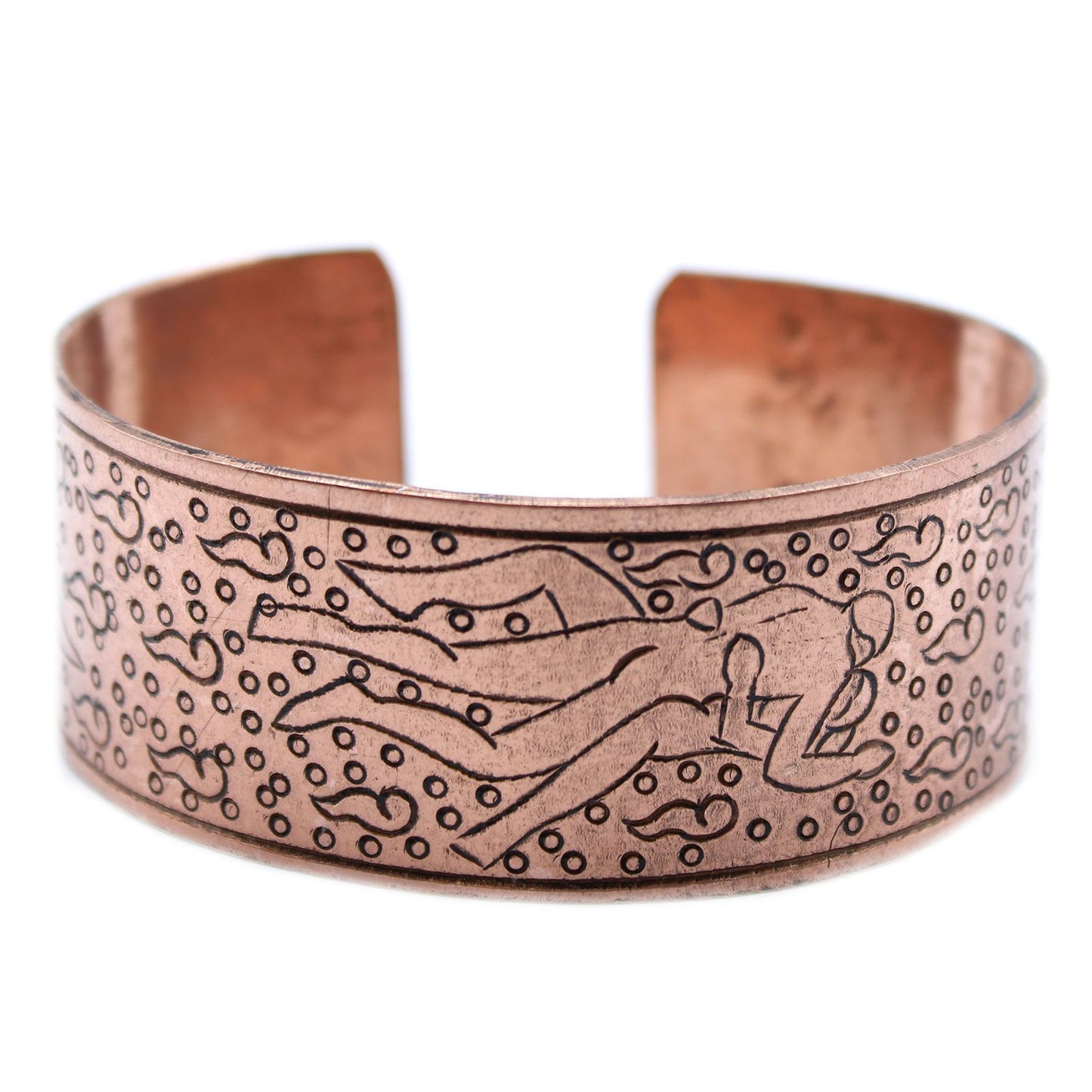 Copper Tibetan Bracelet | Kamasutra | The Dance of Union | 1