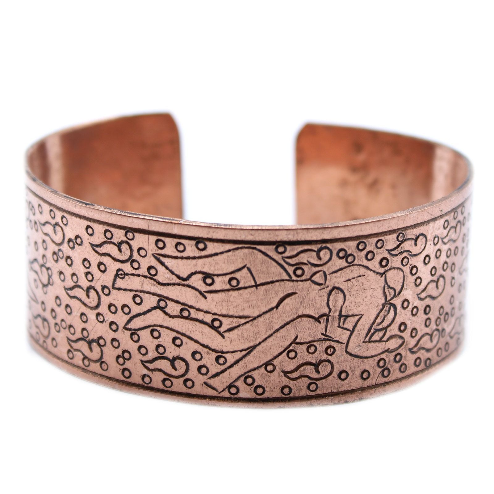 Copper Tibetan Bracelet | Kamasutra | The Dance of Union | 1