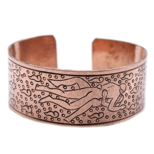 Copper Tibetan Bracelet | Kamasutra | The Dance of Union | 1