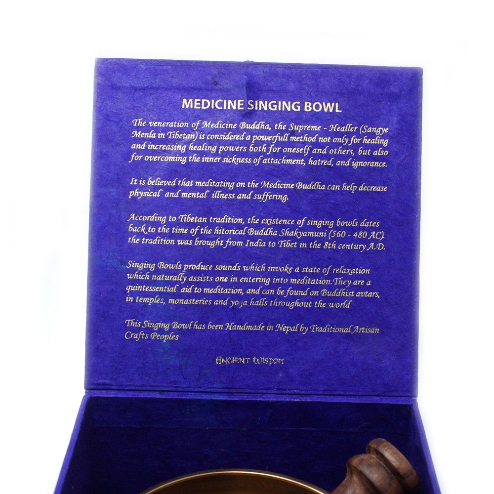 Medicine Buddha Singing Bowl Set | Healing & Harmony | 5