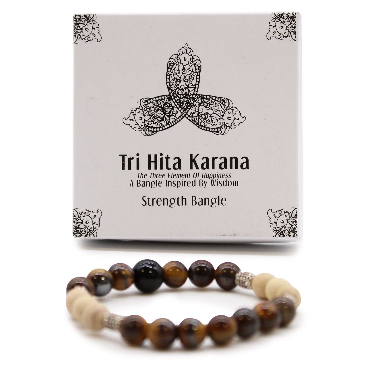 Tri Hita Karana Bangle | Strength, Balance and Sacred Harmony