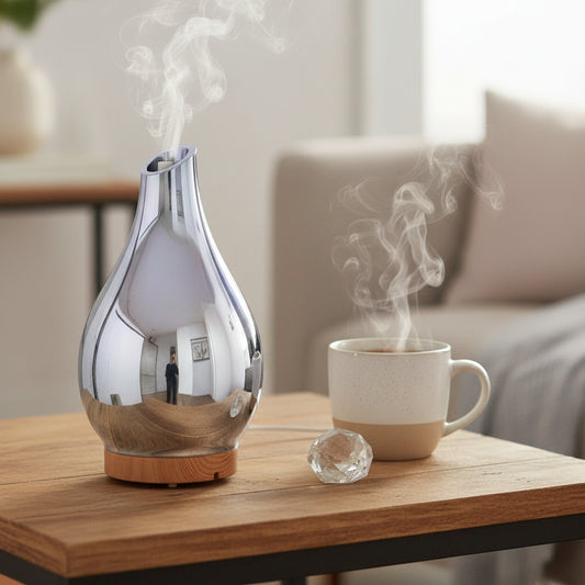 Ibiza Aroma Atomiser from Rise & Sage – Infinity Light Diffuser for Energy &