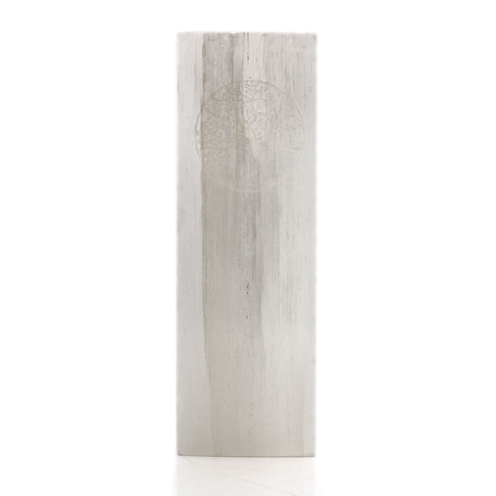 Selenite Block Lamp – Tree of Life | Purity, Peace & Illumination | 5