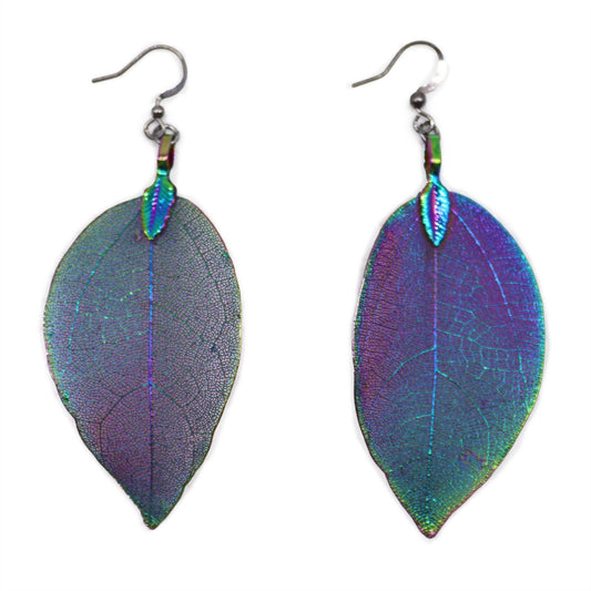 Bravery Leaf Earrings | Multicoloured | Courage of the Earth | 2