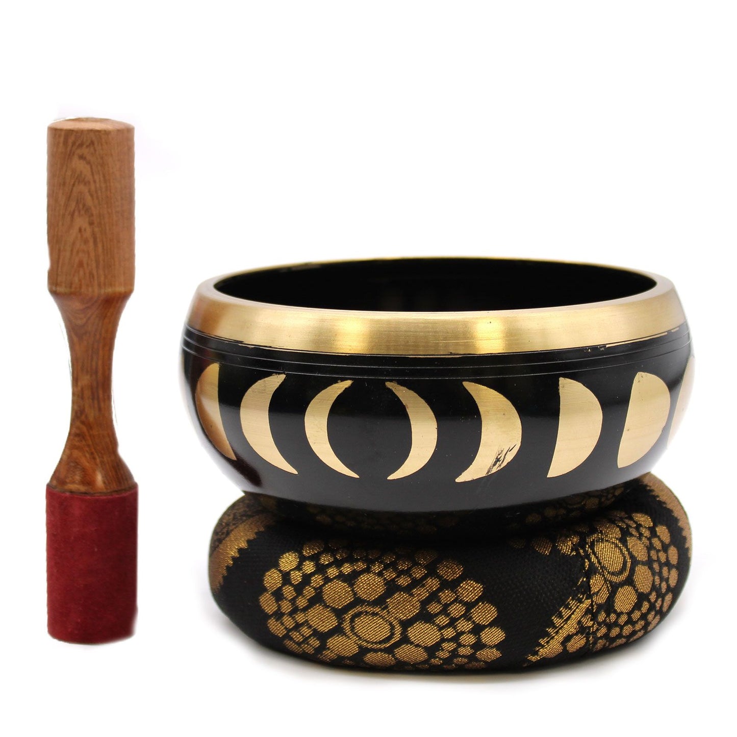 Large Moon Phase Singing Bowl Set | Gift of Balance & Cosmic Calm | 2
